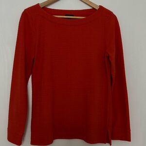 Talbots Orange Long Sleeve Top size S